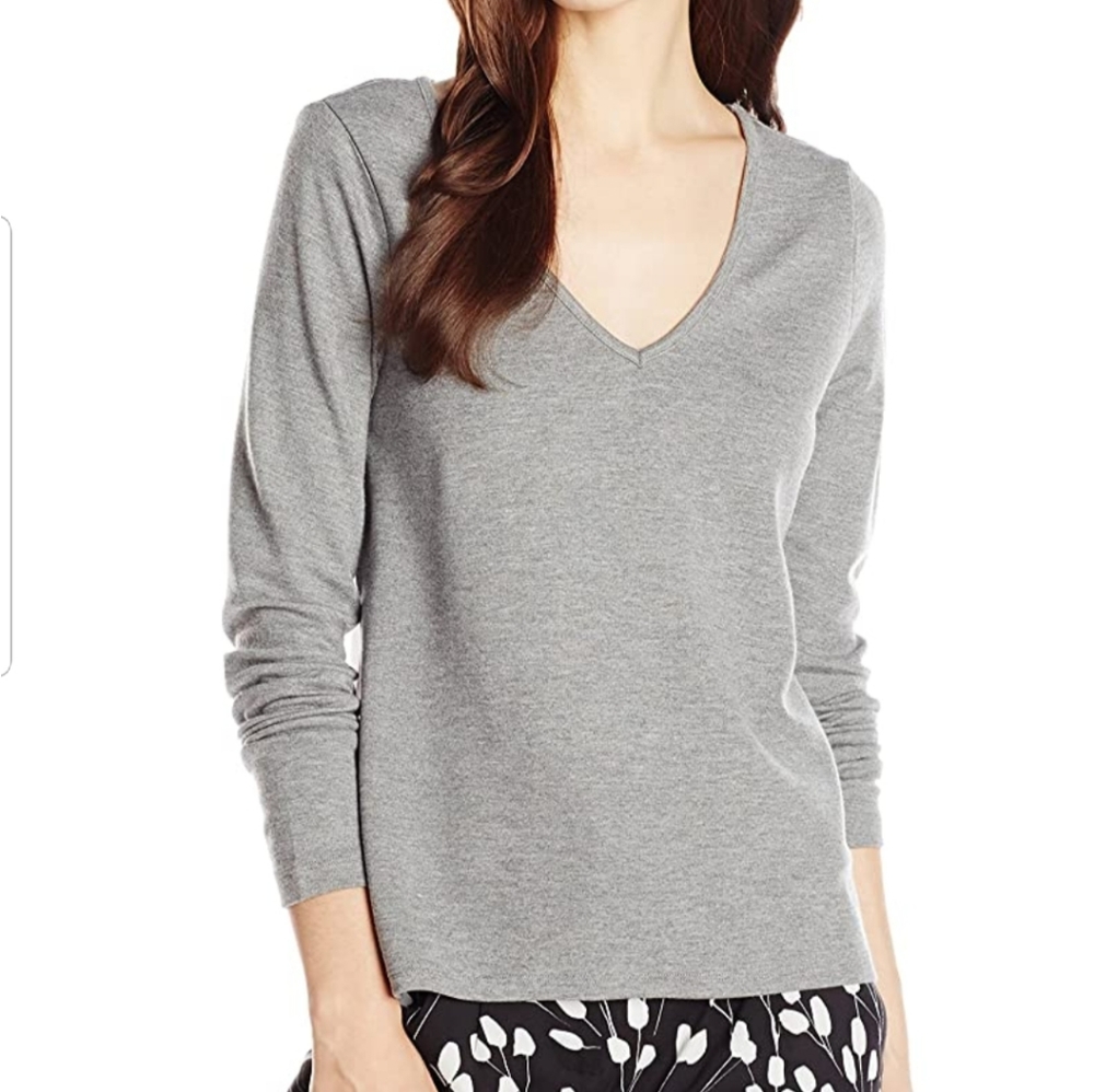 French Connection Grace Pleat Long Sleeve top (S)